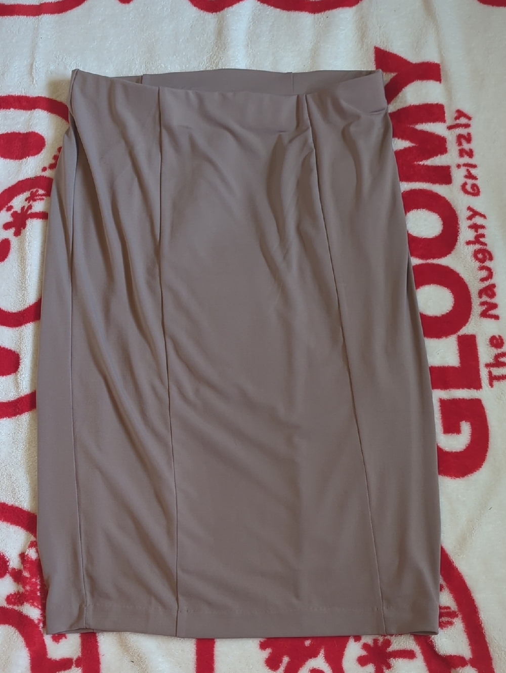 Jockey Taupe Pencil Skirt